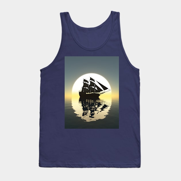 Sunset Sailors Tank Top by Ryan Rad